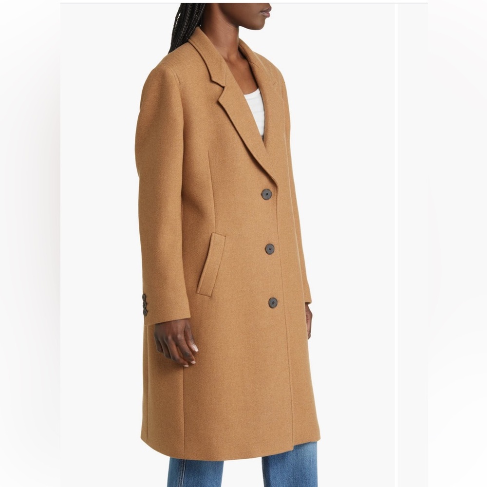 NWT East Side Single Breasted Wool Blend Coat FRAME
